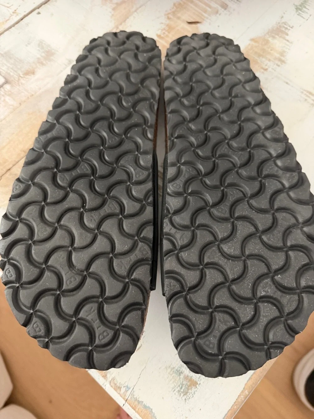 Birkenstock Black Madrid Slip-On Sandals with Silver Buckles - Picture 3 of 6